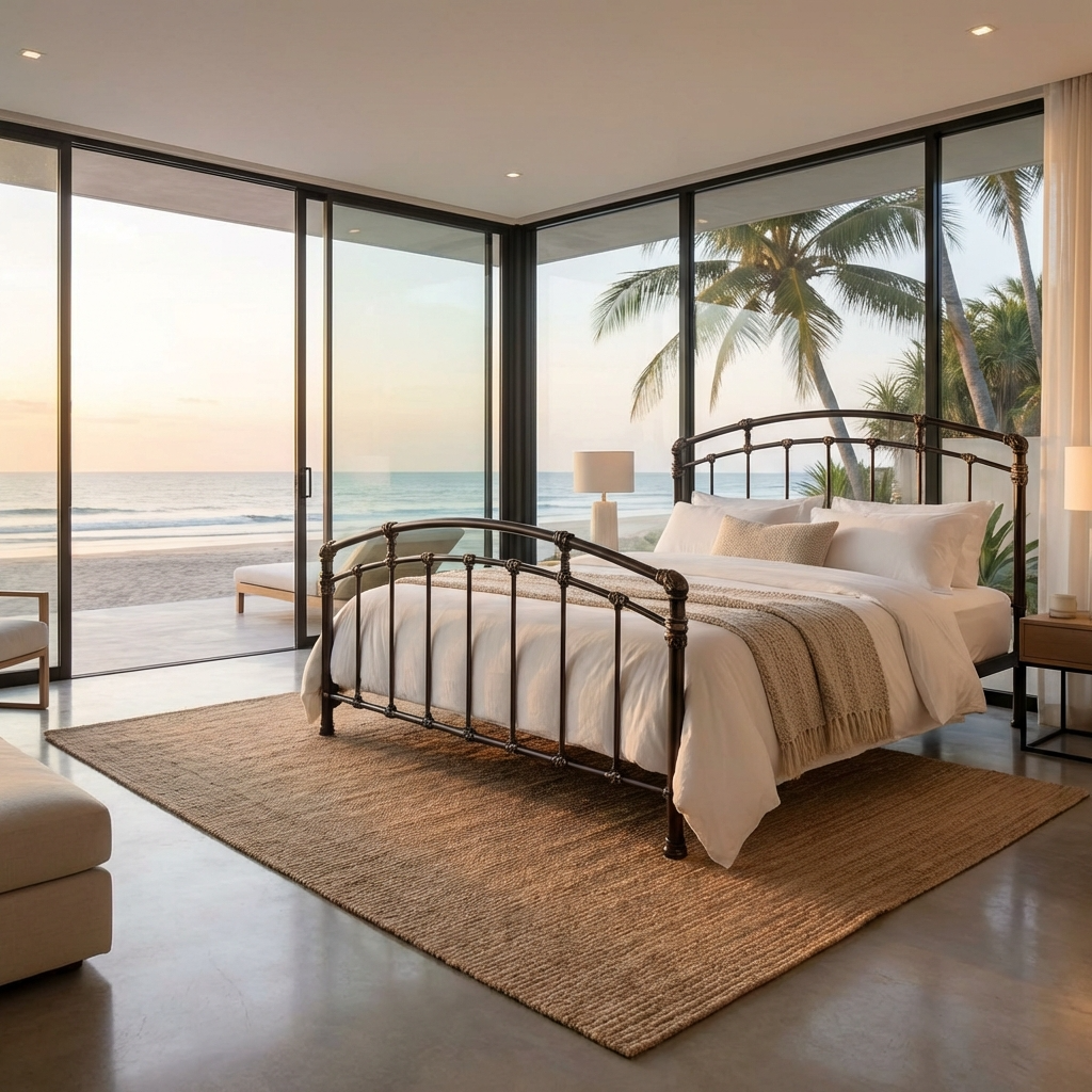 Aristella Iron Bed by Esmeralda's Home Furniture