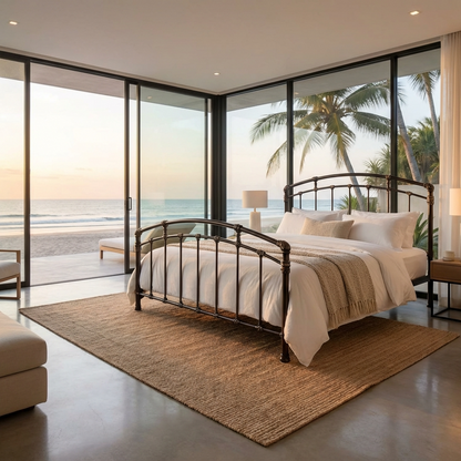 Aristella Iron Bed by Esmeralda's Home Furniture
