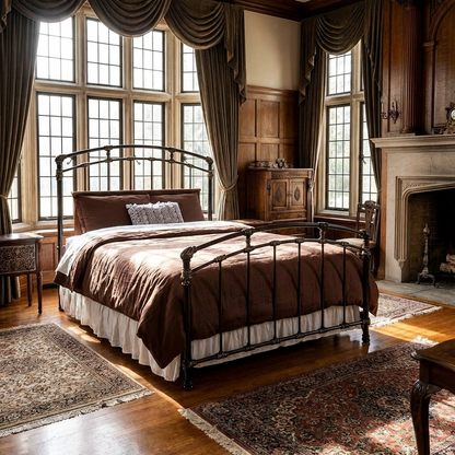 Aristella Iron Bed by Esmeralda's Home Furniture