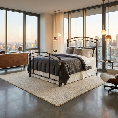 Aristella Iron Bed by Esmeralda's Home Furniture