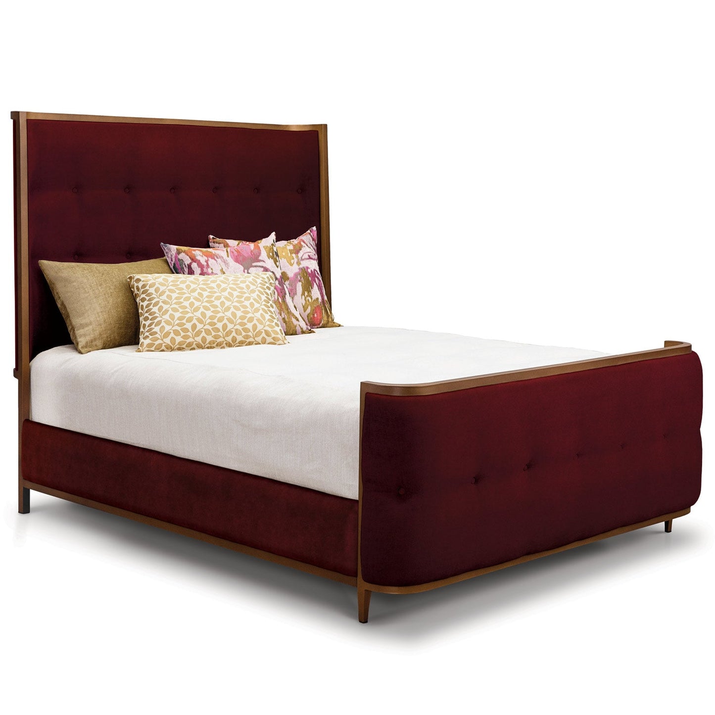 Broadway Upholstered Iron Bed by Esmeralda's Home Furniture