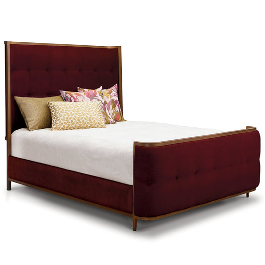 Broadway Upholstered Iron Bed by Esmeralda's Home Furniture