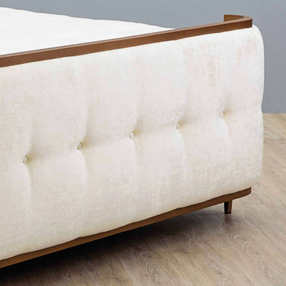 Broadway Upholstered Iron Bed by Esmeralda's Home Furniture