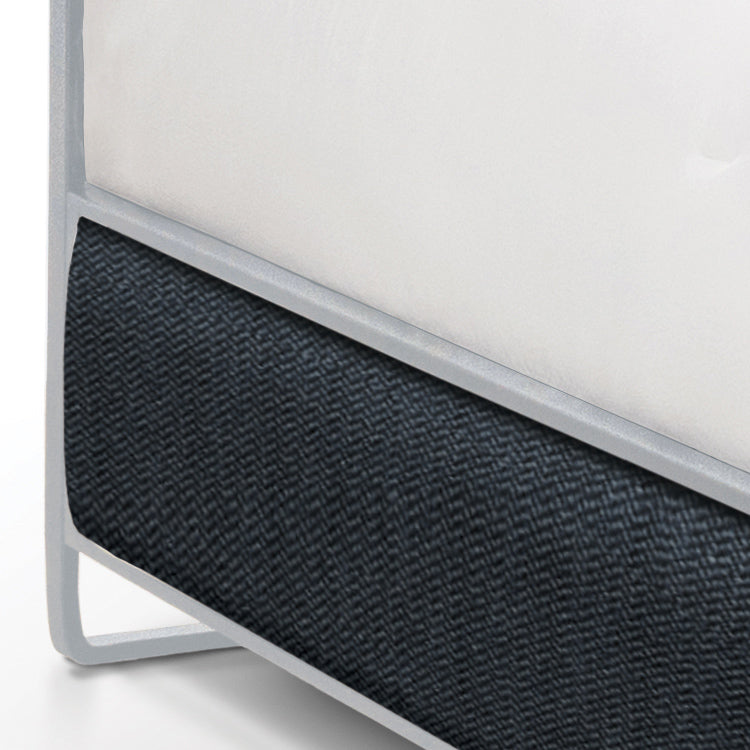 Fenton Upholstered Iron Bed by Esmeralda's Home Furniture