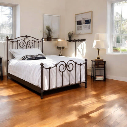 Olympia Iron Bed by Esmeralda's Home Furniture