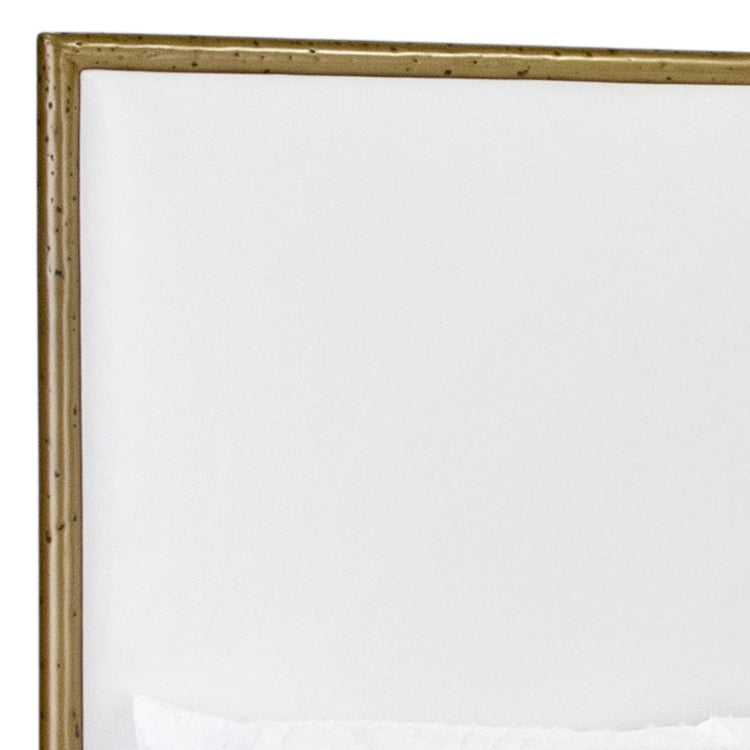 Royce Hammered Iron Upholstered Bed by Esmeralda's Home Furniture