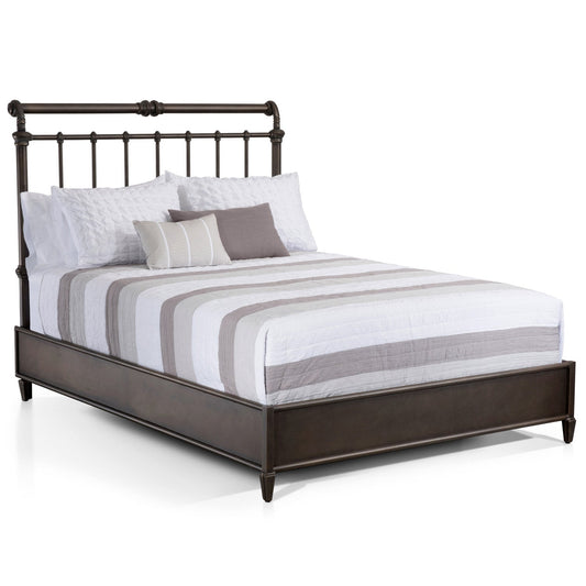 Sheffield Iron Headboard with Metal Surround by Esmeralda's Home Furniture