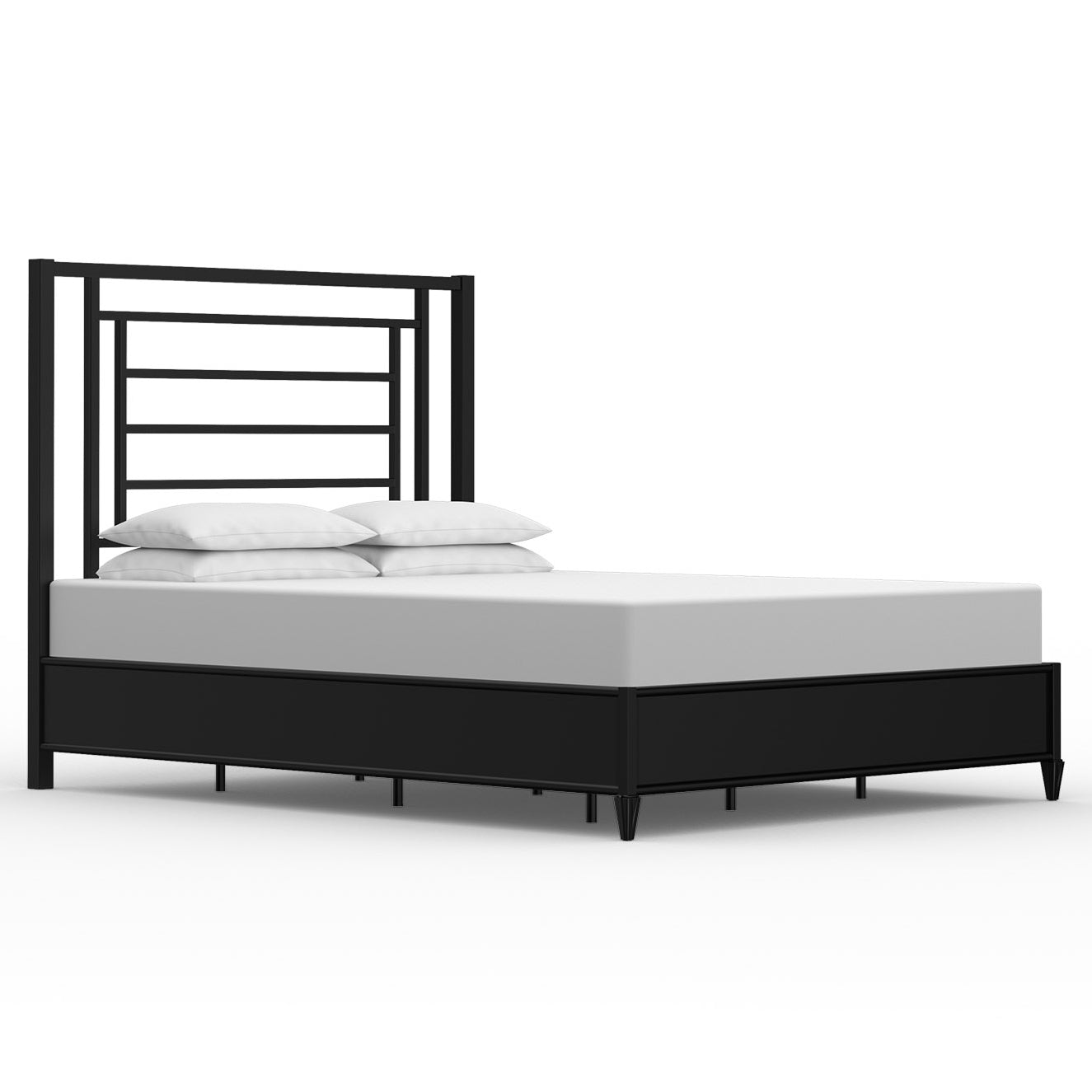 Sunset Iron Headboard with Metal Surround by Esmeralda's Home Furniture
