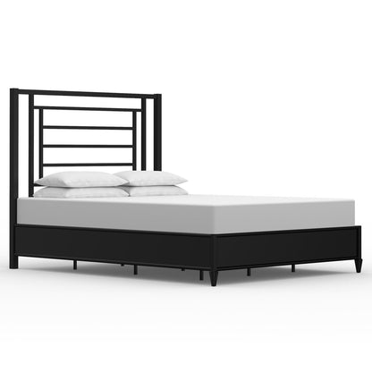 Sunset Iron Headboard with Metal Surround by Esmeralda's Home Furniture
