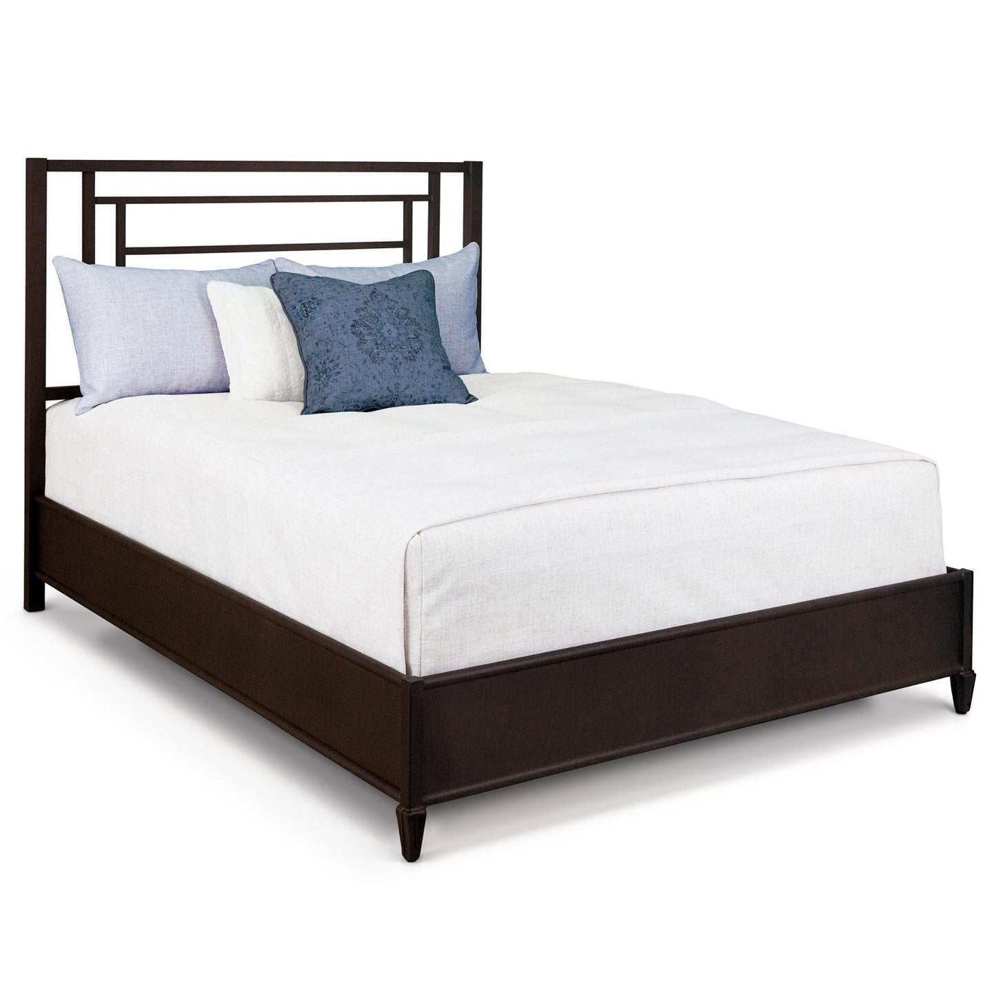 Sunset Iron Headboard with Metal Surround by Esmeralda's Home Furniture