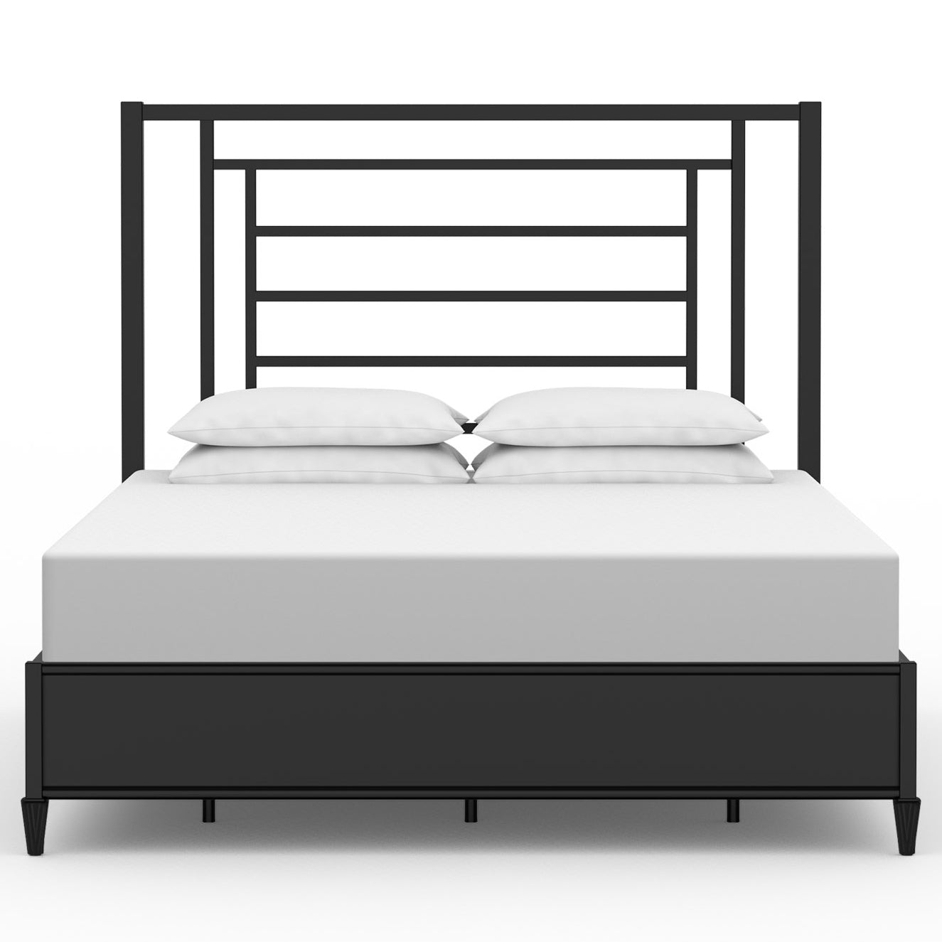 Sunset Iron Headboard with Metal Surround by Esmeralda's Home Furniture