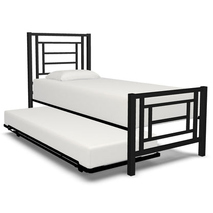 Sunset Iron Trundle Bed by Esmeralda's Home Furniture