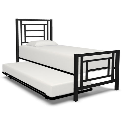 Sunset Iron Trundle Bed by Esmeralda's Home Furniture